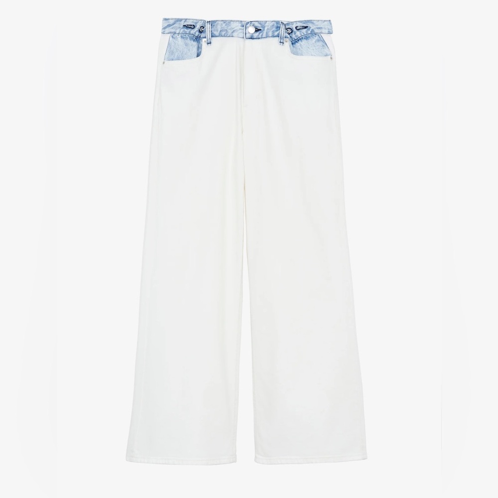 The Frankie Shop Hayla Off White Blue Jeans XL/XXL